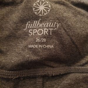 Fullbeauty sport leggings grey 26/28